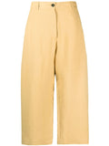 Studio Nicholson Pre Conscious Criteria page Wide leg cropped cotton trousers