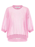 Nude Semi-sheer Cotton Sweater