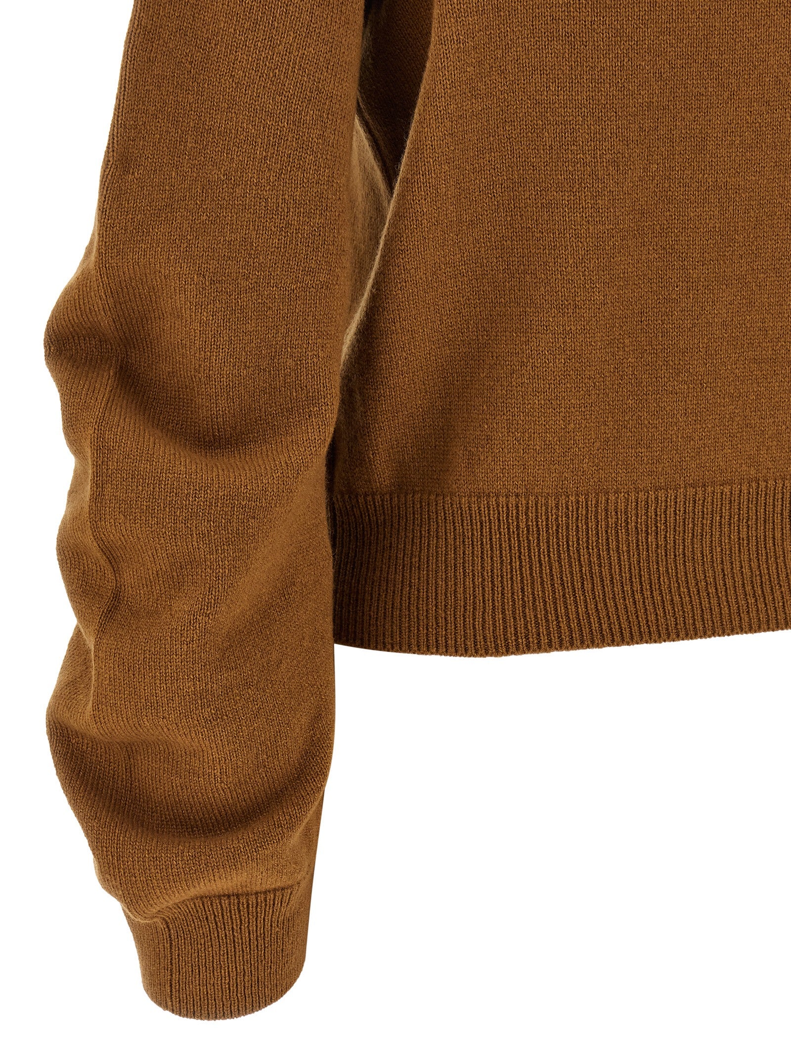 Nude Curved Sleeve Sweater