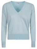 Base Cotton blend v-neck sweater