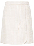 Iro Cotton blend wrapped skirt