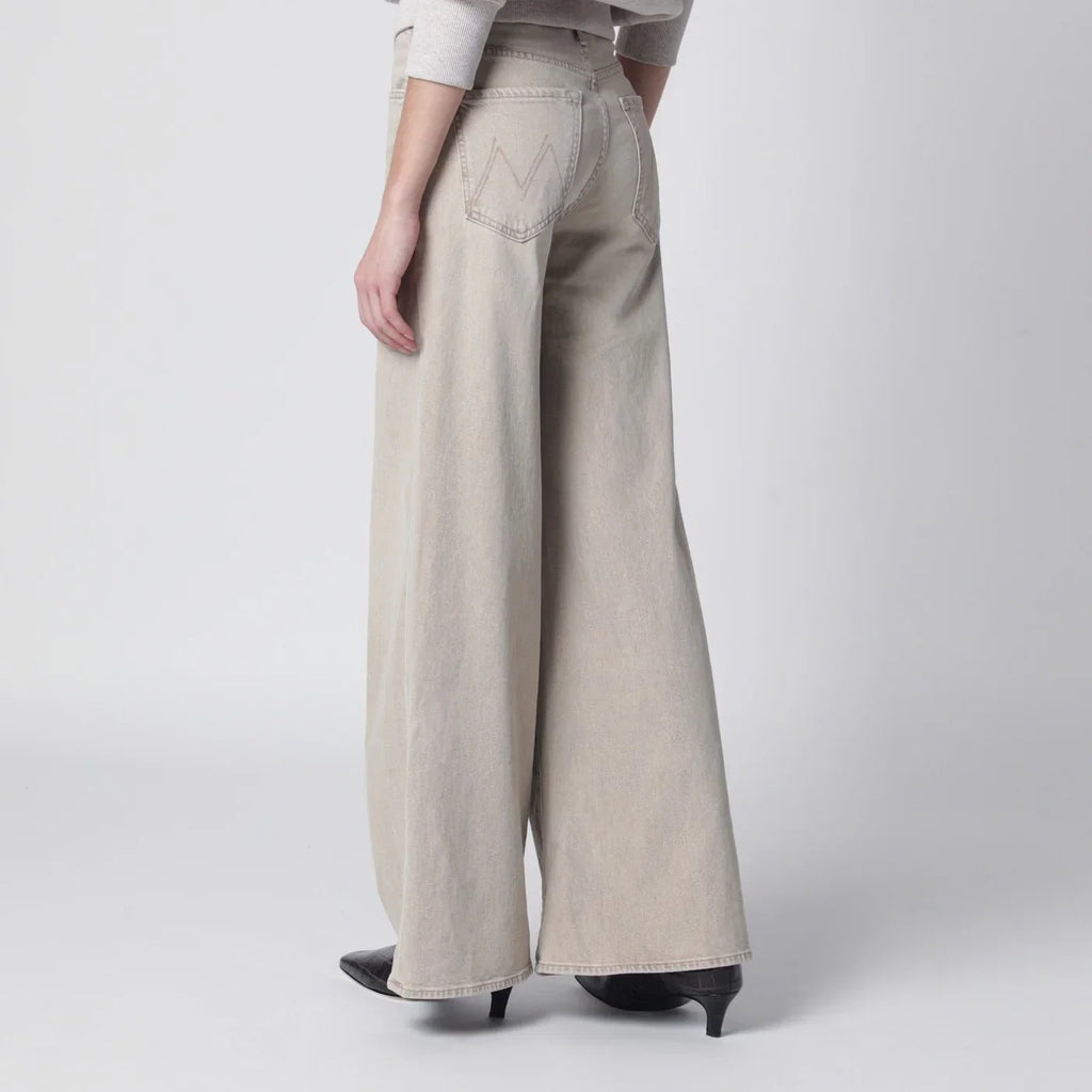 Mother Jeans The Undercover Sneak in caramel beige