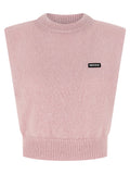Rotate Birger Christensen Knit Cropped Vest