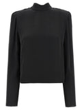 Rotate Birger Christensen Satin Drapy Back Top