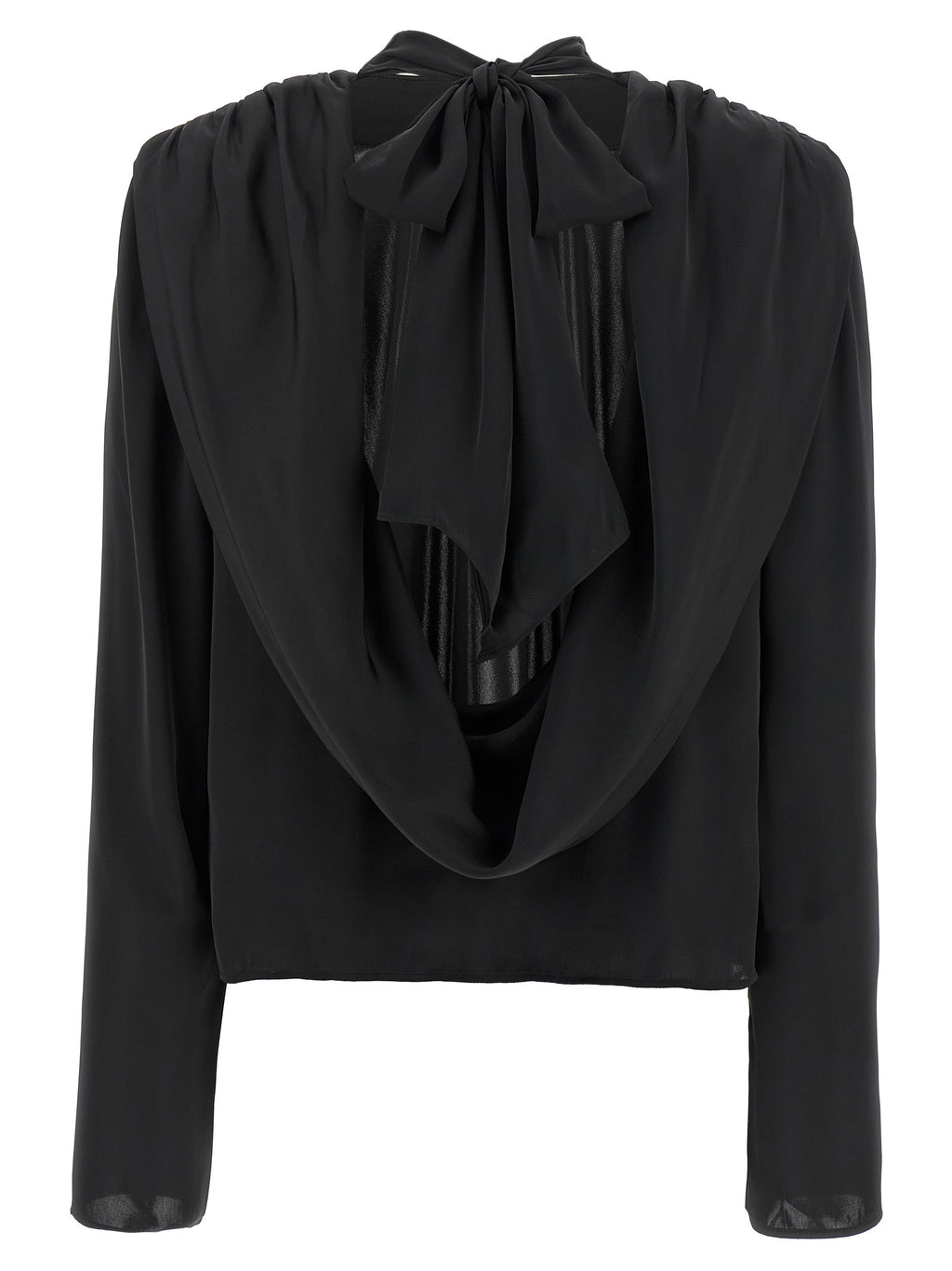 Rotate Birger Christensen Satin Drapy Back Top
