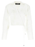 Rotate Birger Christensen Wrap Cotton Shirt
