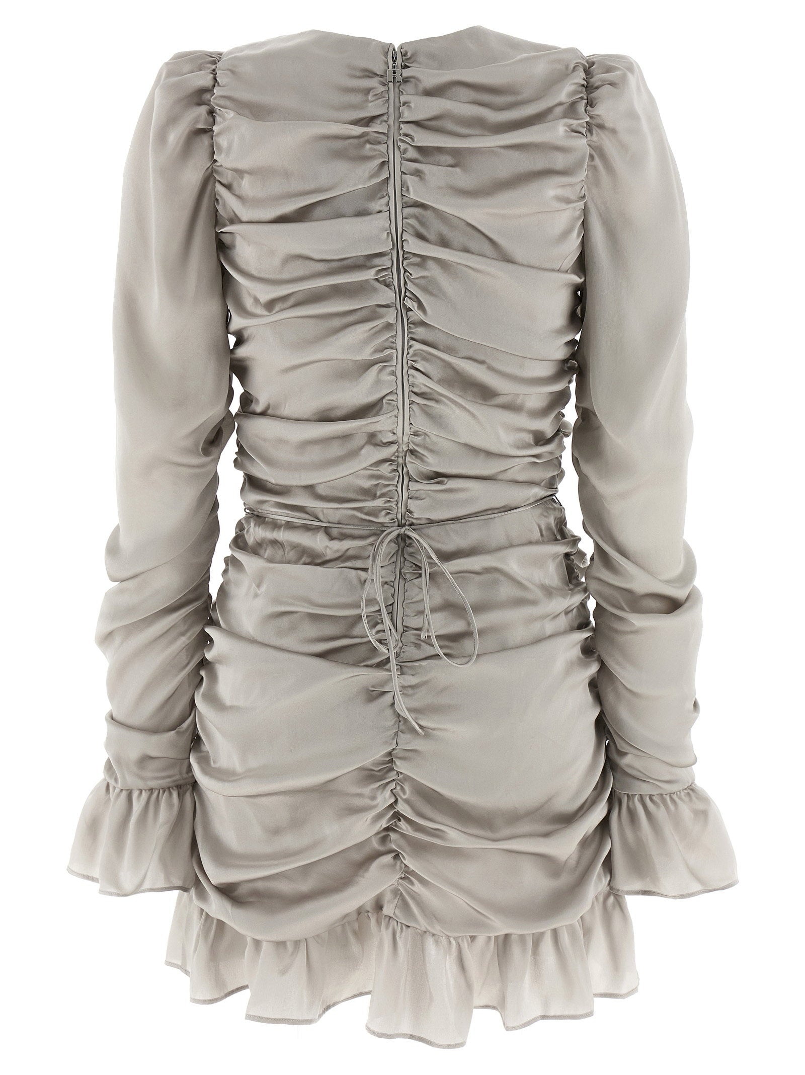 Rotate Birger Christensen Ls Mini Bow Dress