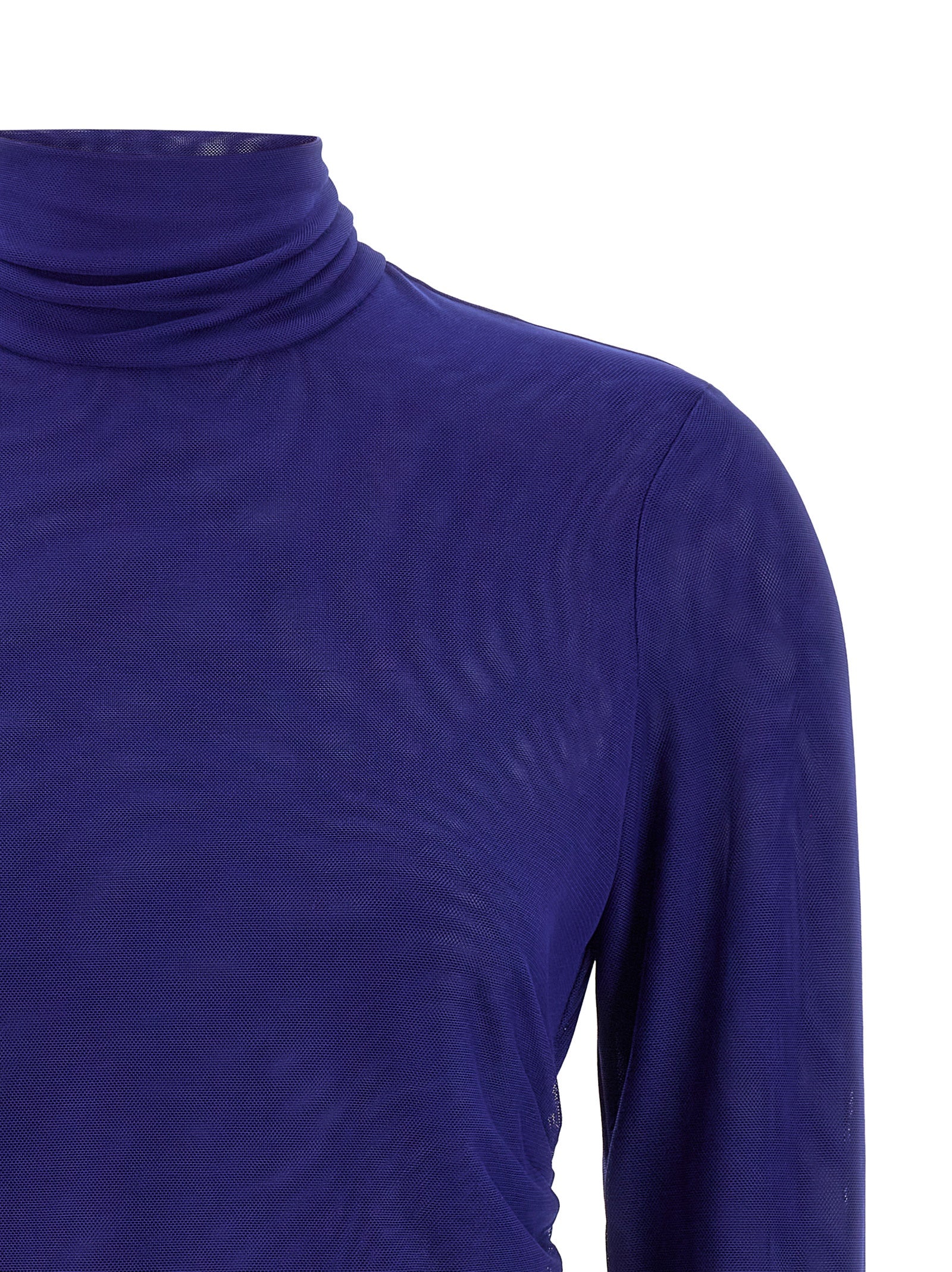 Rotate Birger Christensen Mesh Rouched Sweater