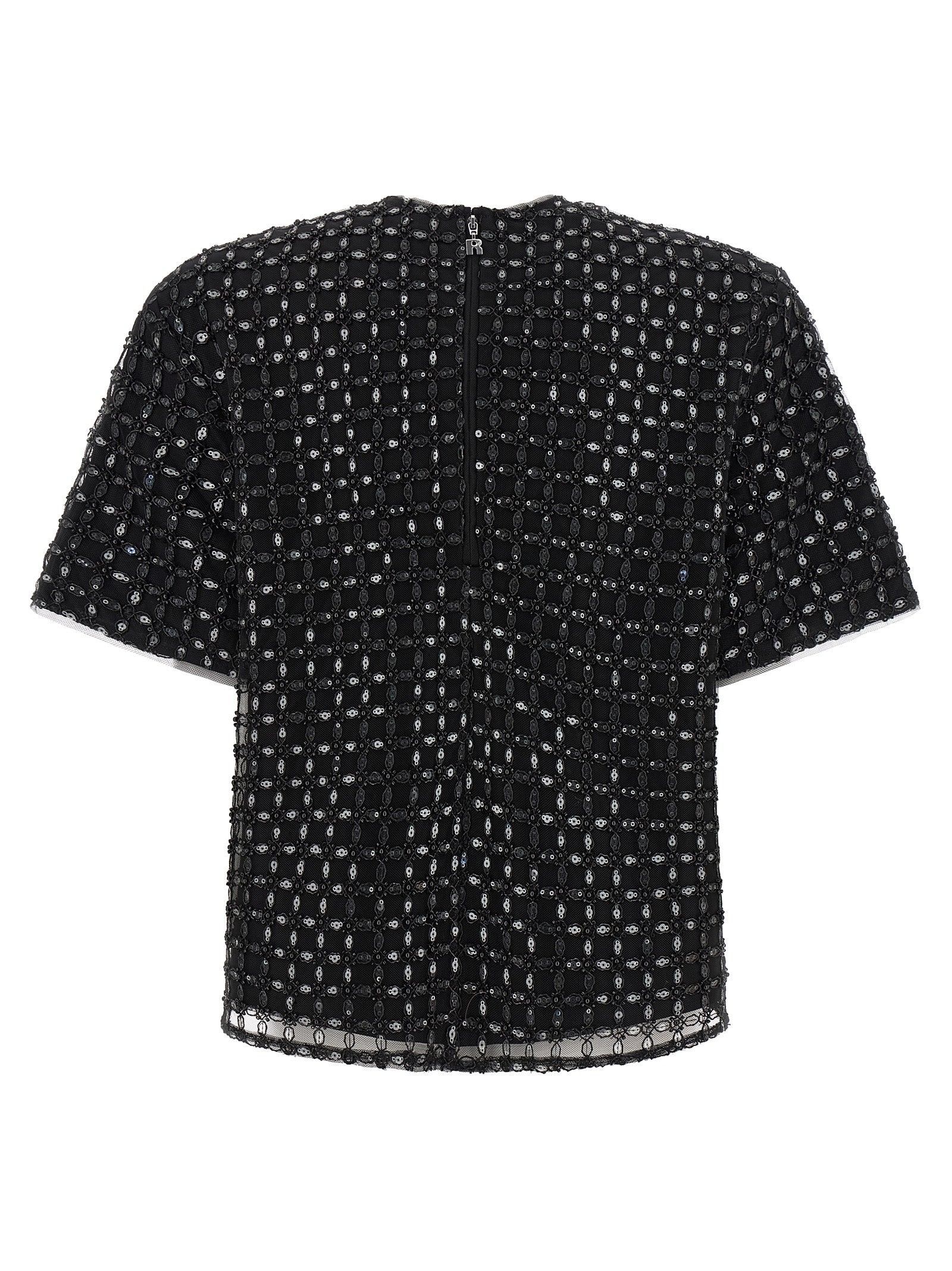 Rotate Birger Christensen Beaded Oversize Top