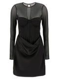 Rotate Birger Christensen Satin Corset Mini Dress