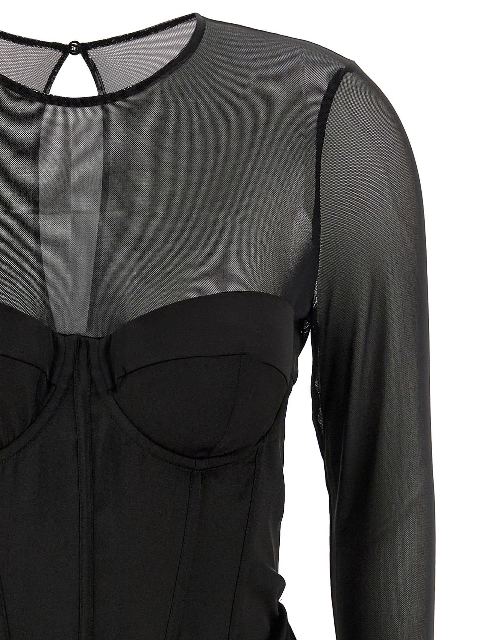 Rotate Birger Christensen Satin Corset Mini Dress