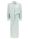Rotate Birger Christensen Ruched Long Dress