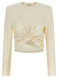 Magda Butrym Blouse 14 Cream Sweater