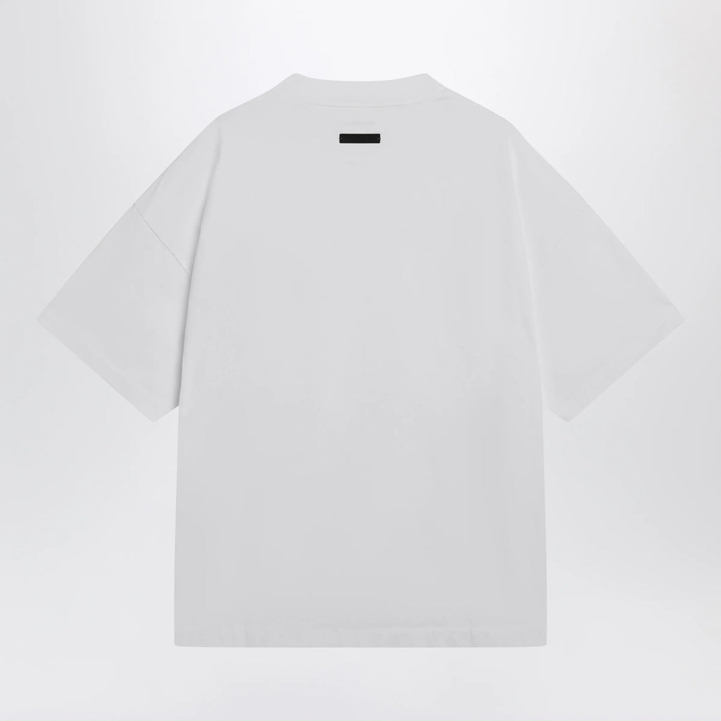 Fear of God Essentials Classic bright white cotton T-shirt