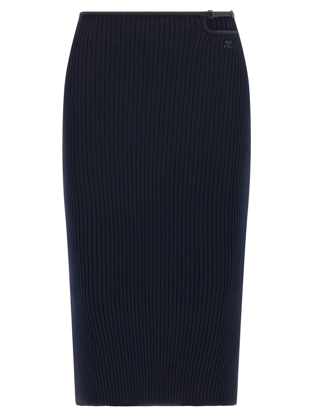 Courreges Loop Rib Knit Skirt