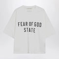Fear of God Essentials White crewneck T-shirt with logo