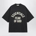 Fear of God Essentials Campus 90s T-shirt in heavy cotton, faded black