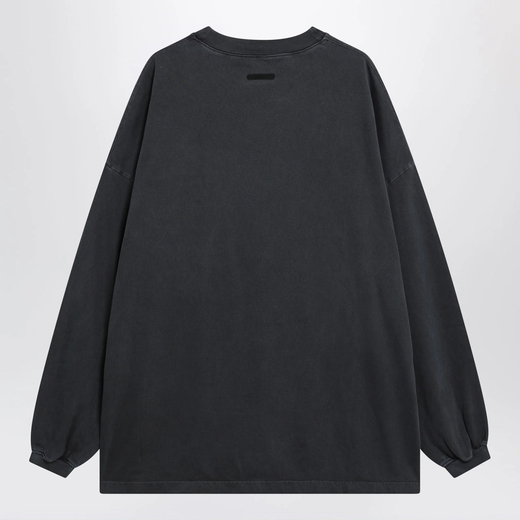 Fear of God Essentials Training 90s long-sleeve grey cotton jersey T-shirt