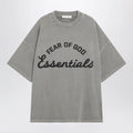 Fear of God Essentials Training 90s faded grey cotton jersey T-shirt
