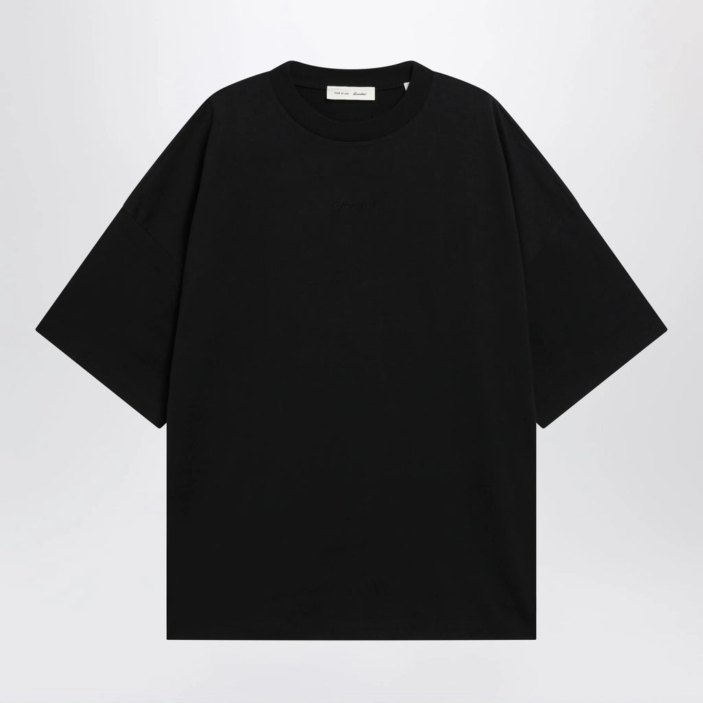 Fear of God Essentials Signature 90s oversized cotton T-shirt in black