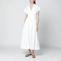SIMKHAI Farlow white midi dress