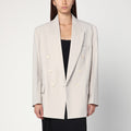 Victoria Beckham Pumice-coloured double-breasted jacket