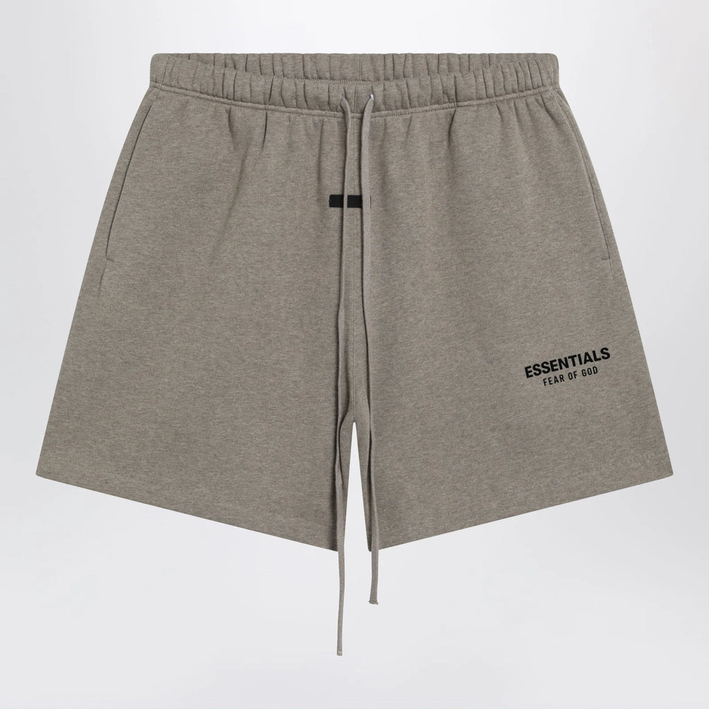 Fear of God Essentials Classic taupe fleece sports shorts