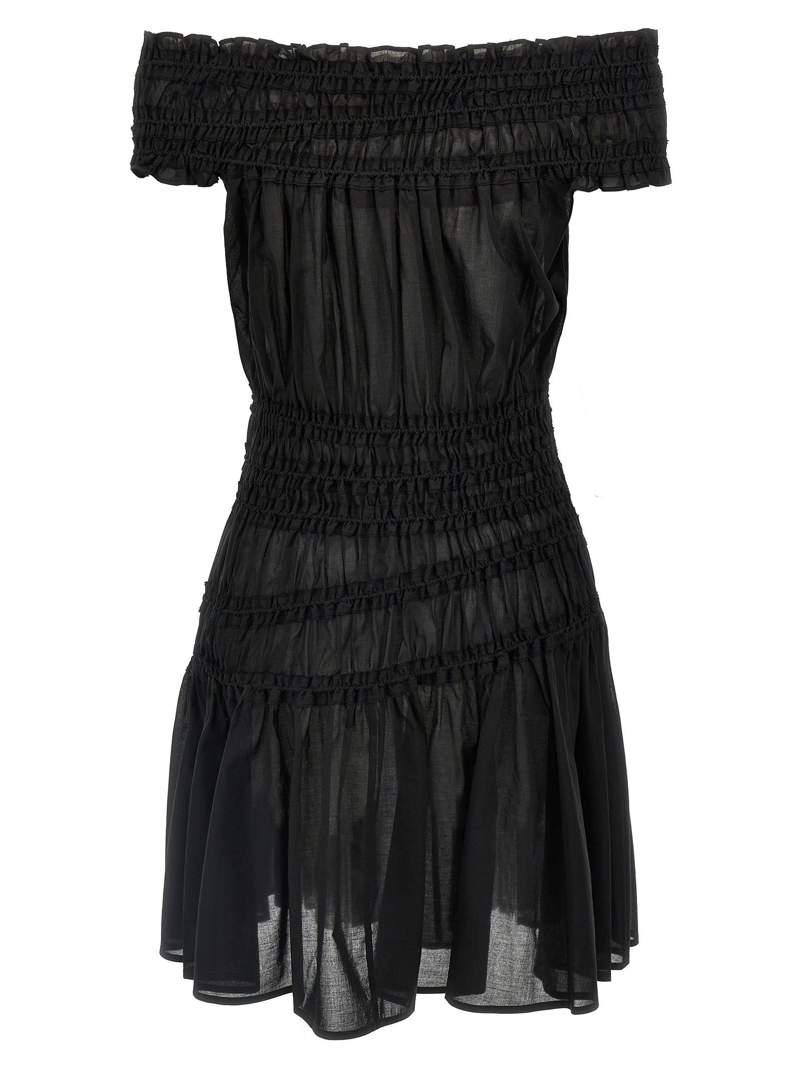 Tory Burch Smocked Cotton Dress