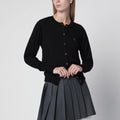 Vivienne Westwood Bea cotton-cashmere cardigan with Orb embroidery, black