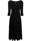 Norma Kamali Flared midi dress