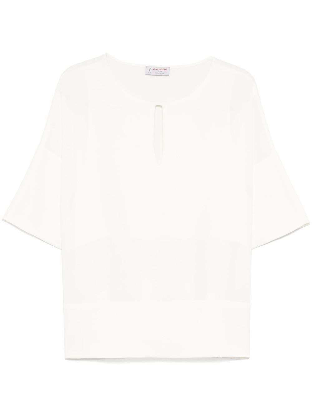 Alberto Biani Blouse with teardrop opening