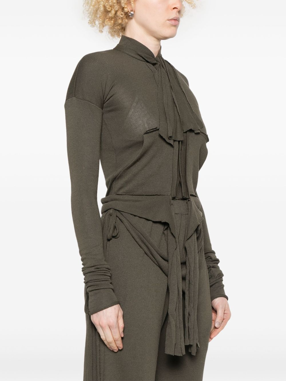 Ottolinger deconstructed cardigan