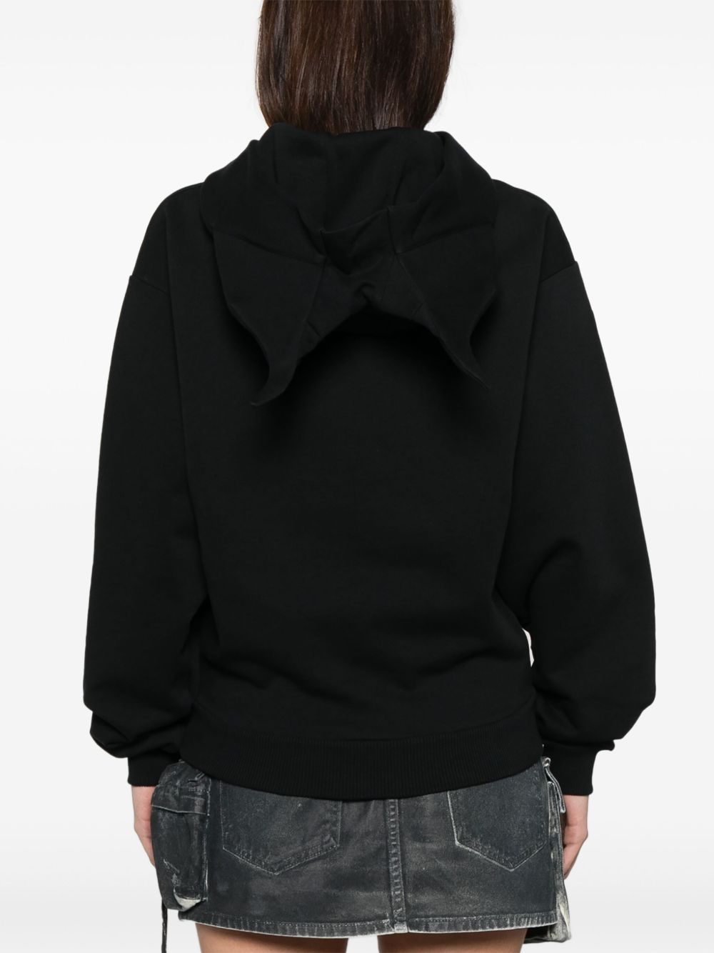 Disney X Coperni Maleficent cotton hoodie