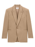 Saint Laurent Natural Blazer Structured Wool