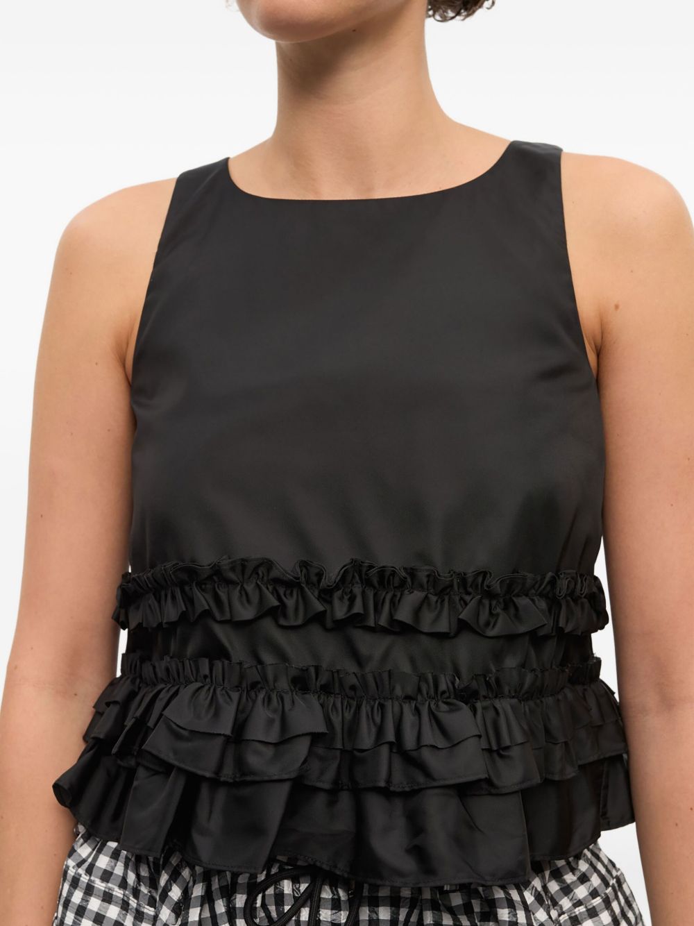 Ganni Nylon tank top