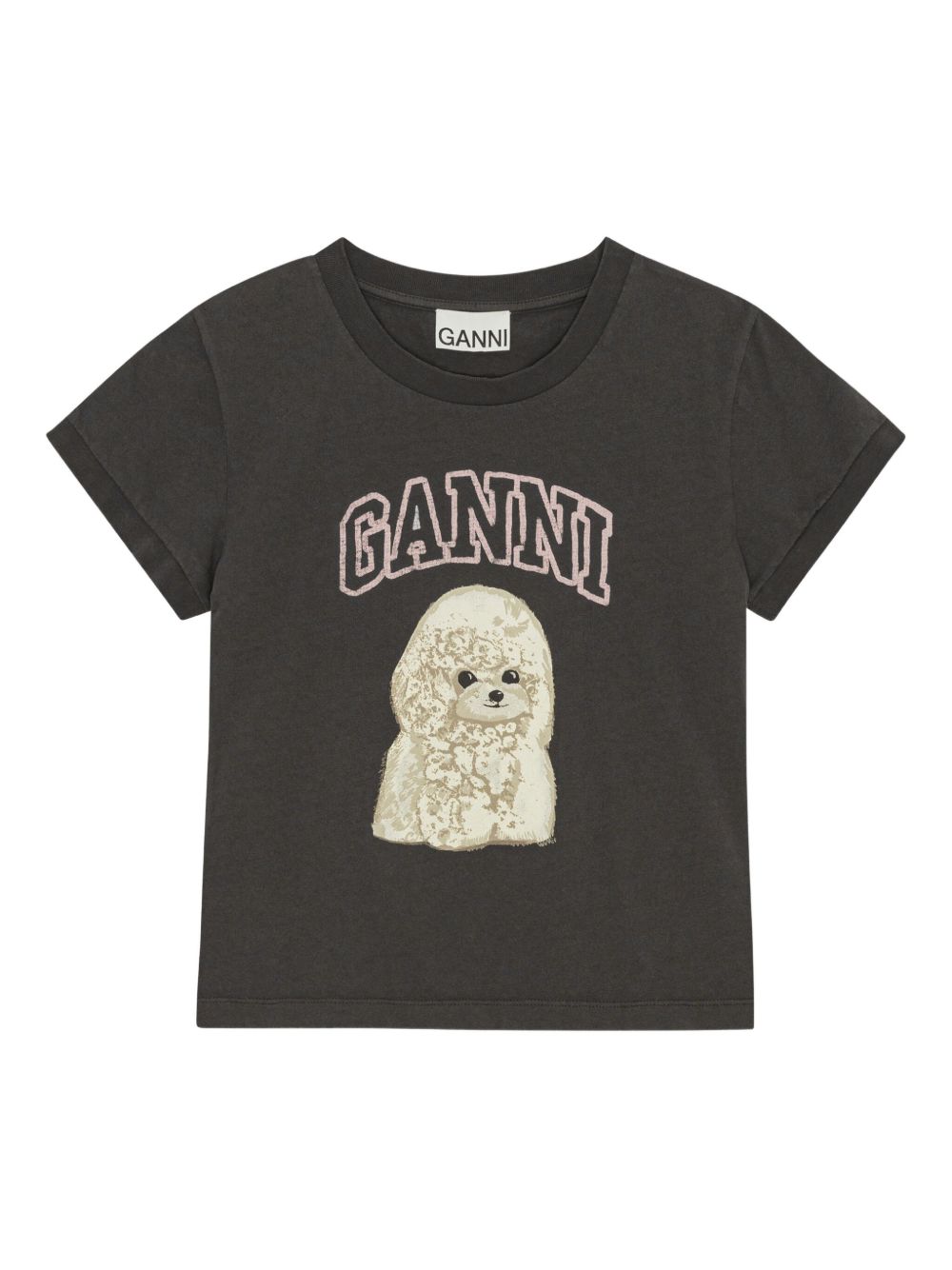 GANNI T-shirts and Polos DARK GREY