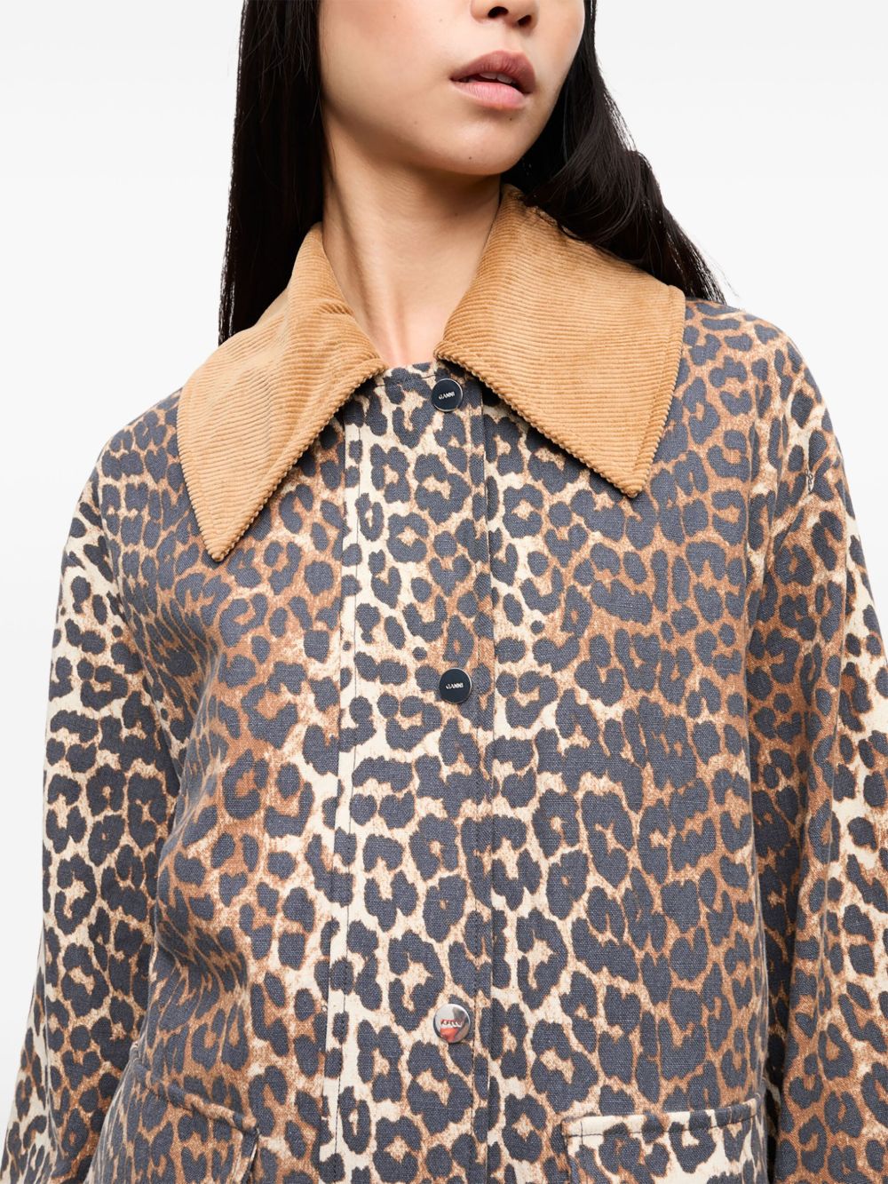 GANNI Jackets Brown