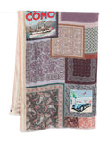 032C Pierre Louis Mascia Lago di Como silk printed scarf