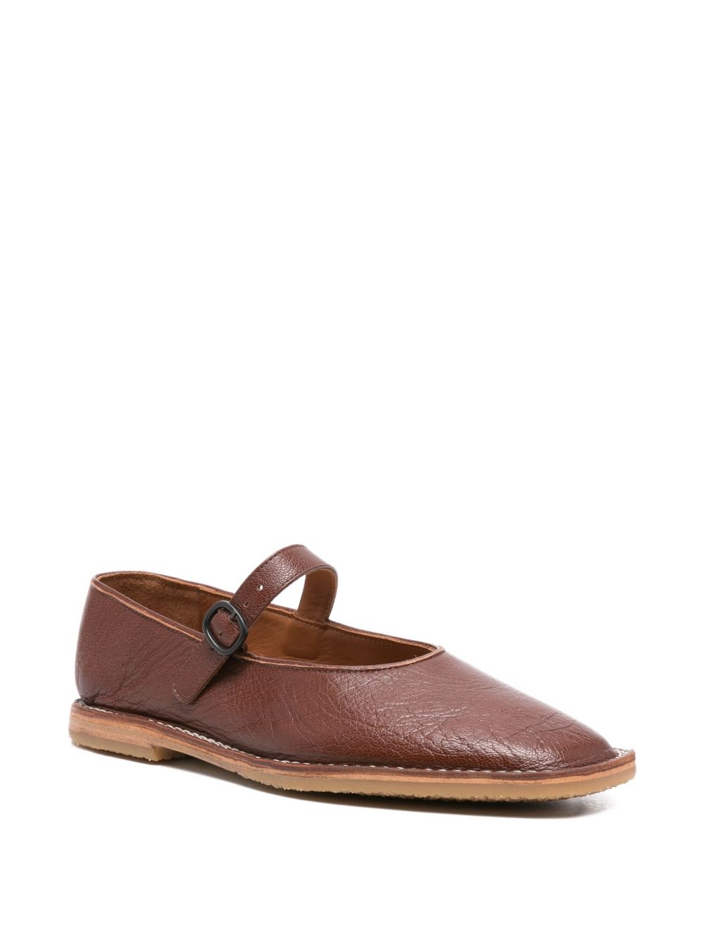 Hereu Brava leather ballet flats