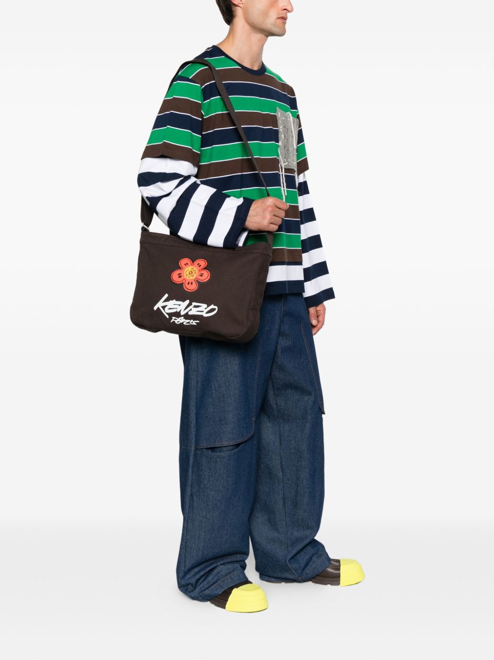 KENZO FUTURA Kenzo x Futura 2000' large crossbody bag 'Kenzo Utility' in canvas