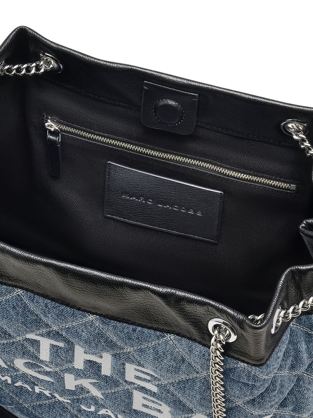 Marc Jacobs The Quilted Denim Large Chain Sack Bag