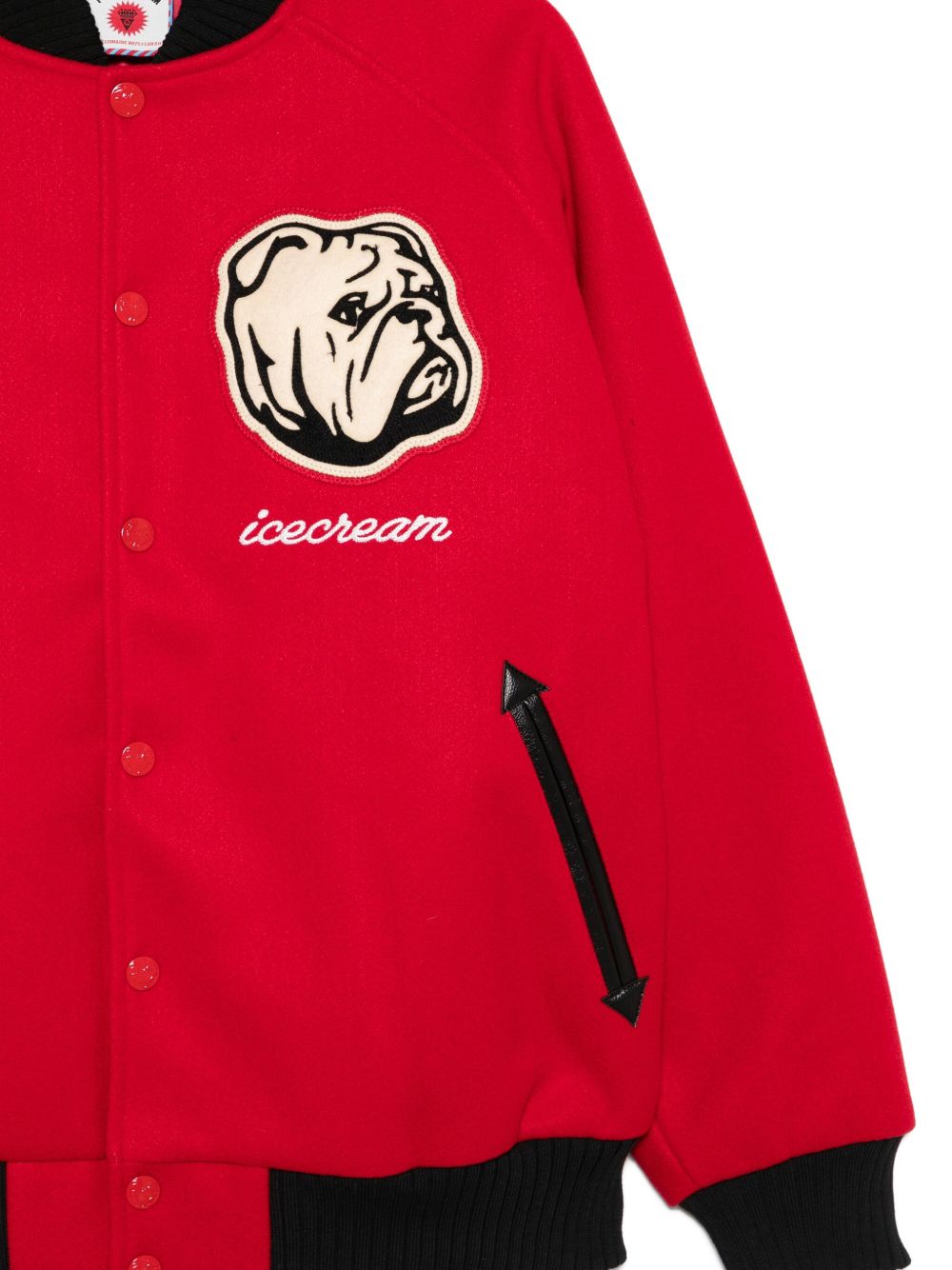 Icecream Embroidered bomber jacket