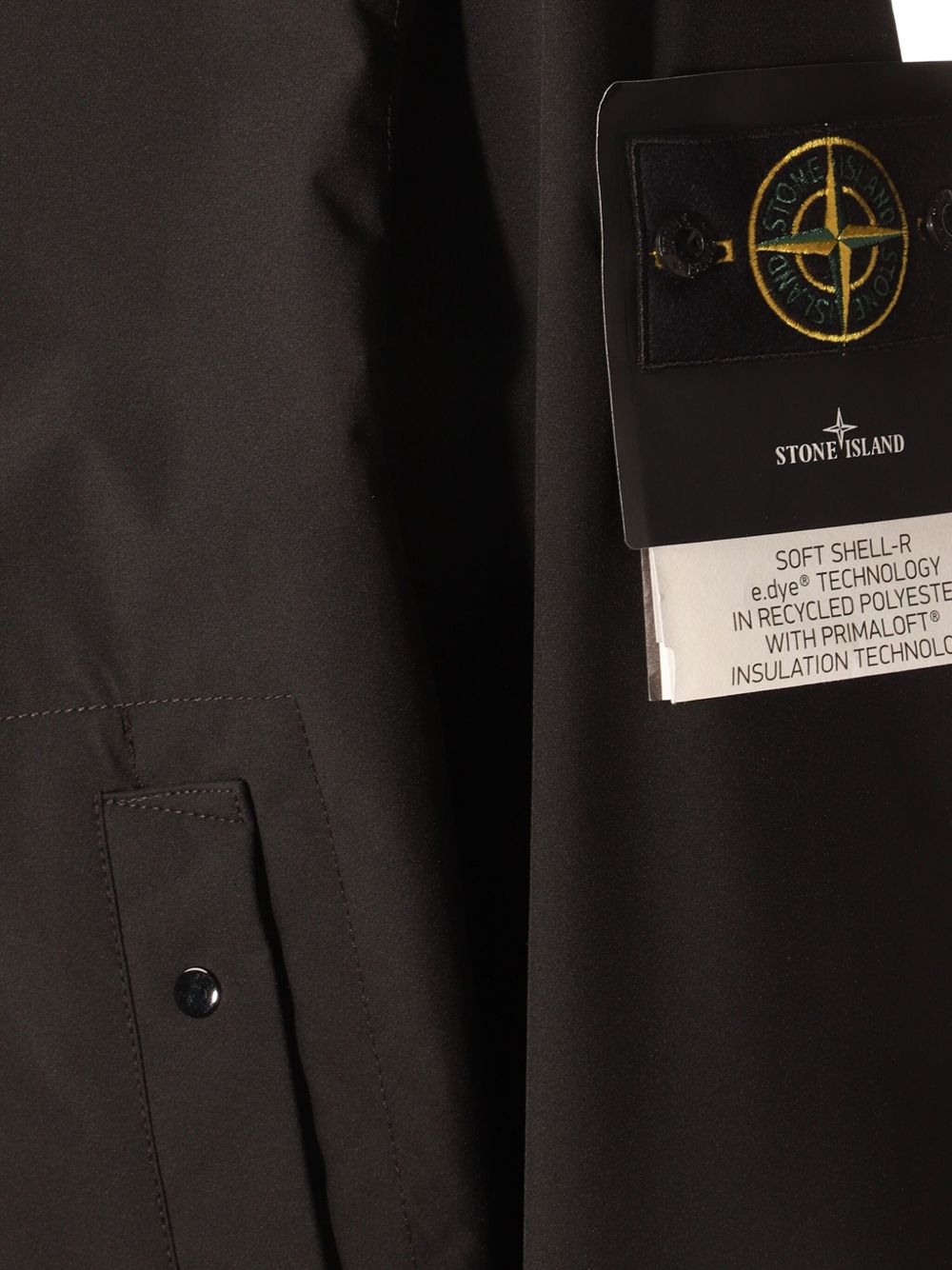 Stone Island Coats Black