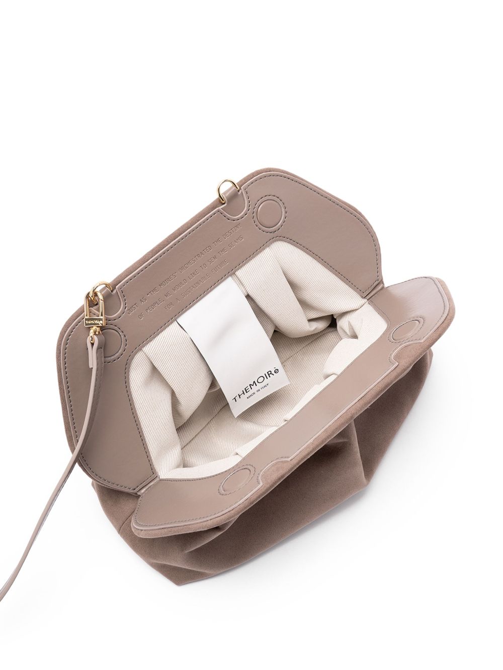 Themoire' Pleated clutch bag
