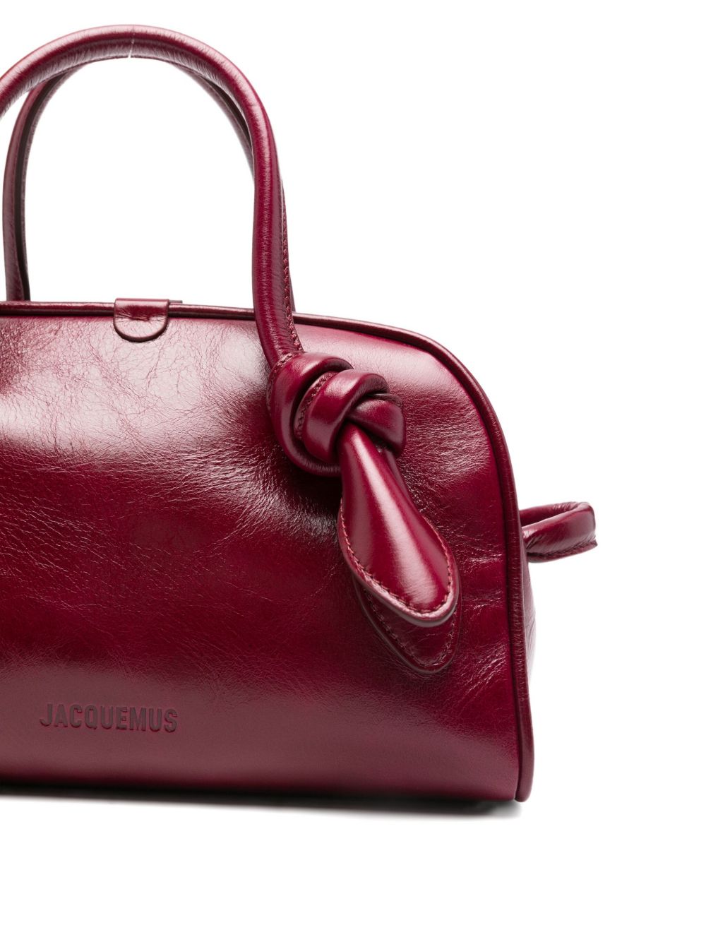 Jacquemus top-handle knot-detail bag