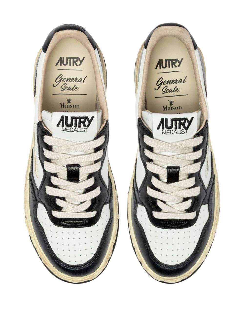 Autry X MAISON MIHARA YASUHIRO MEDALIST LOW SUPER VINTAGE SNEAKERS