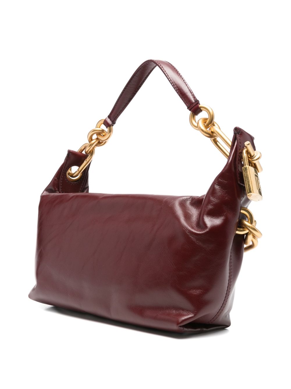 Balmain Medium Sync Bag In Calfskin Leather