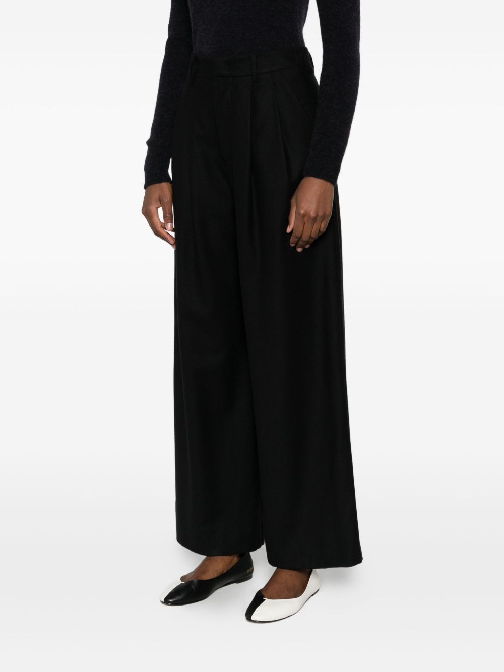 Susanne Bommer Cotton blend trousers