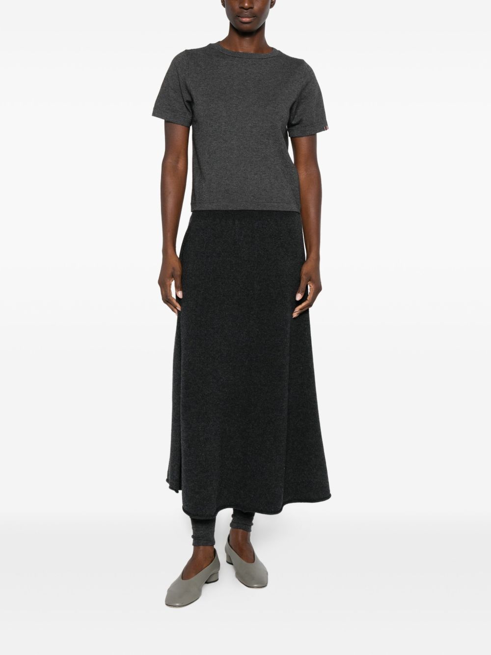 Extreme Cashmere Long skirt