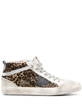 Golden Goose Mid Star Leo ponyskin sneakers